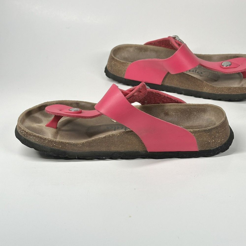 Betula By Birkenstock Gizeh T-Strap Pink Sandals Womens Size 6 (EU 37) Cork - Picture 8 of 16